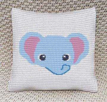 Good Night Elephant Cushion