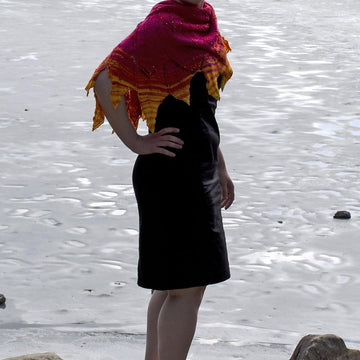 Solar Flare Circular Shawl