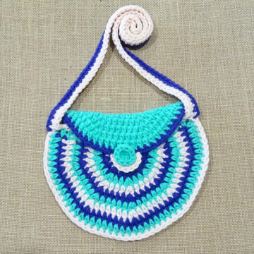 Girls Striped Shoulder Bag