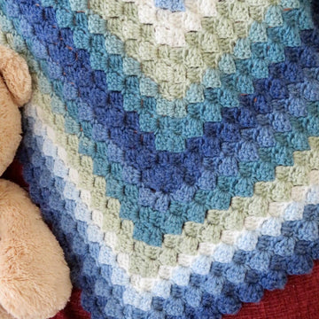 Sleepy Time Baby Blanket Crochet Pattern • Mandala Baby Yarn (DK Weight)
