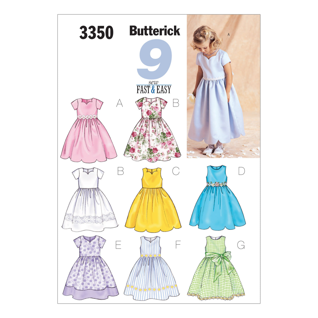 Butterick Children's/Girls' Dress B3350 - Sewing Pattern
