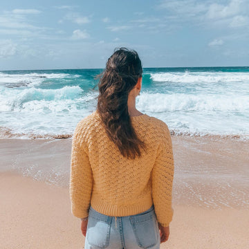 Conch Cardigan/Top Set