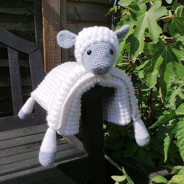 3 in 1 Farm Sheep Folding Baby Blanket