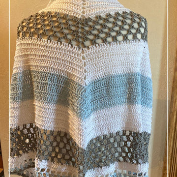 Beautiful Day Triangular Shawl Crochet Pattern
