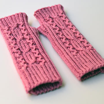 DNA knit mittens