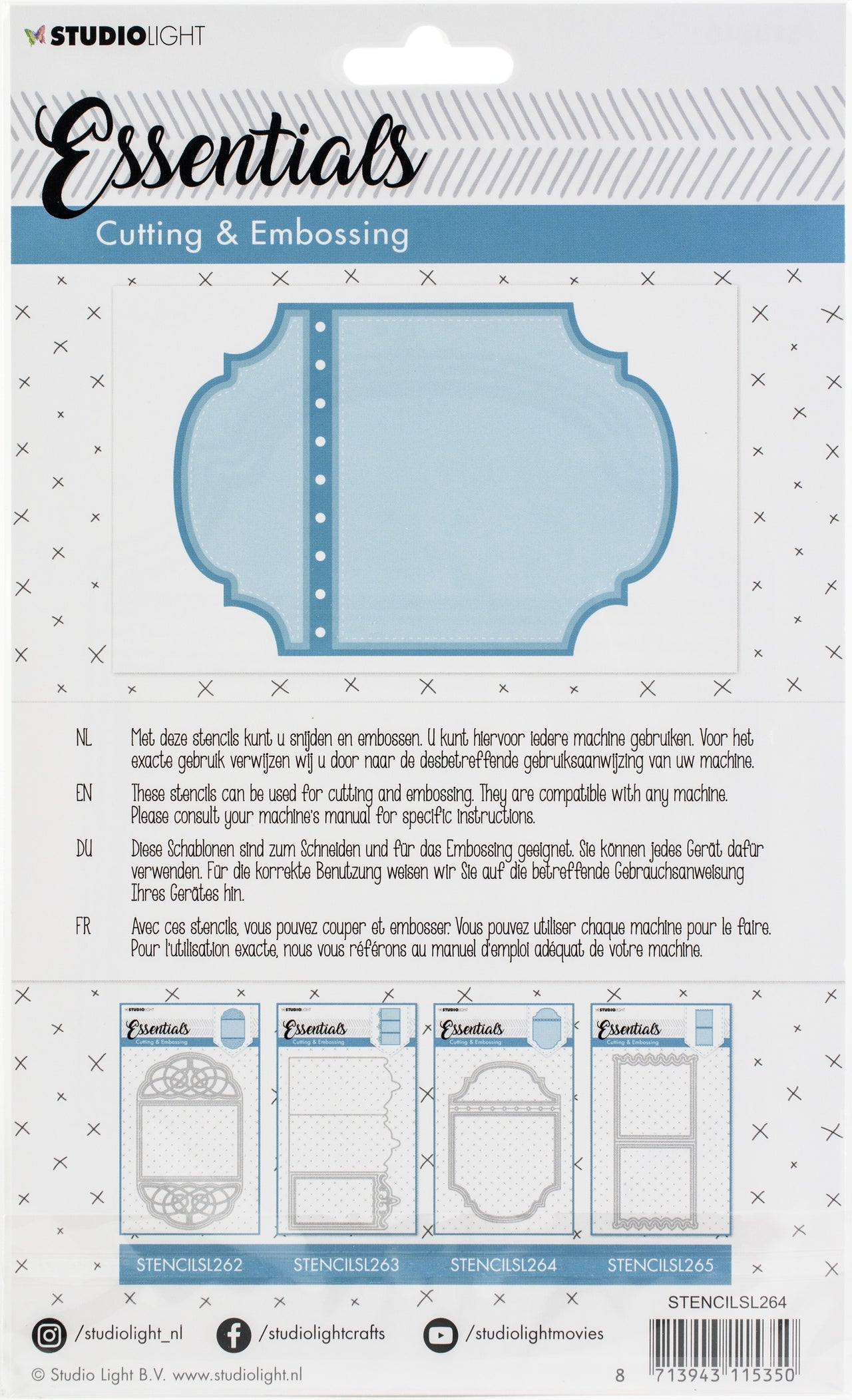Studio Light Essentials Cutting & Embossing Die - 628416