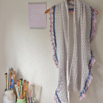 Delta Dawn shawl