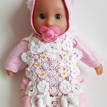 Lace bib for baby