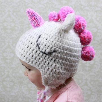 Crochet pattern Unicorn & Dinosaur Hat UK & USA Terms #361