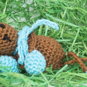 Amigurumi Häkelanleitung "Schlüsselanhänger Hase"