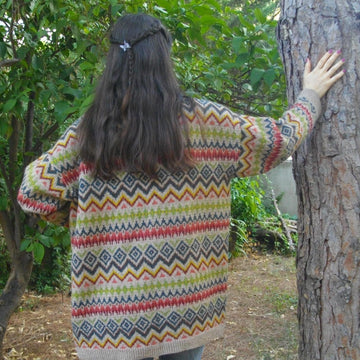 Western Winter Fair Isle Cardigan