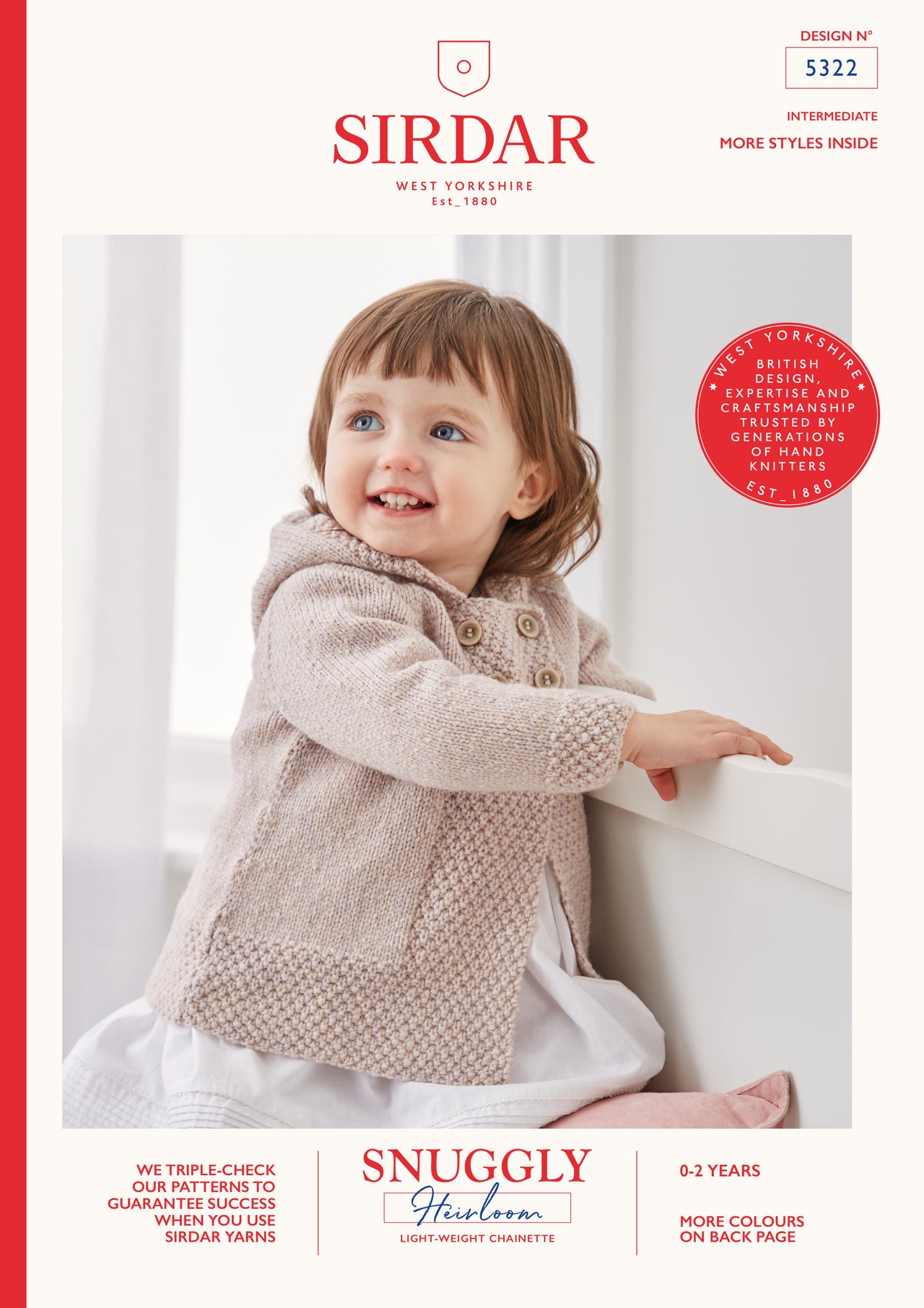 Coat in Sirdar Snuggly Heirloom - 5322 - Leaflet
