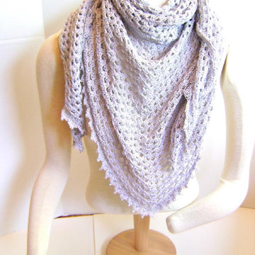 Easy Triangle Shawl or Scarf