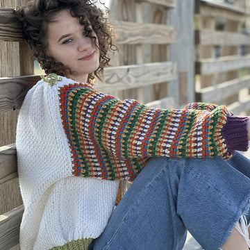 Cozy linen stitch sweater
