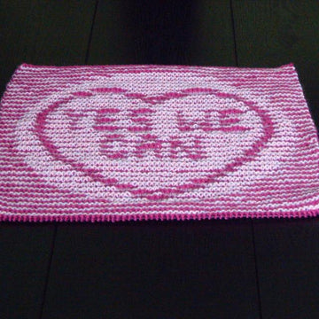 Love Hearts Illusion Blanket and Cushion
