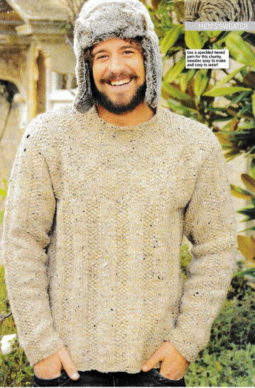 Moss Stitch Rib Jumper