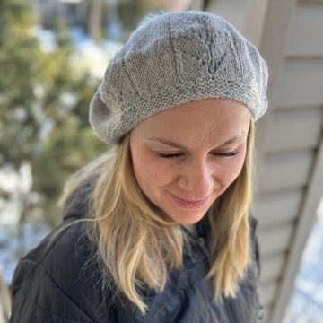 Dreamy Snowdrops Beret