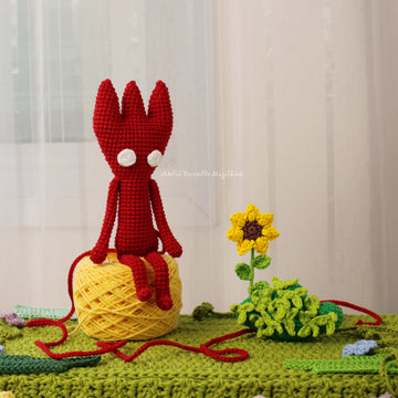 Three-Horned Yarny Spirit – Crochet Fanart Pattern (Digital PDF)