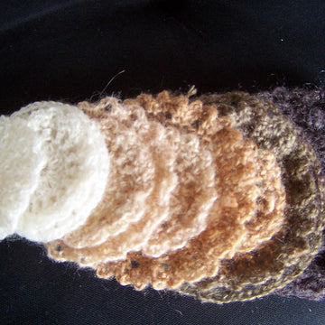 Ruffled Circles Applique Purse