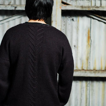 Men's Backbone Cable Sweater