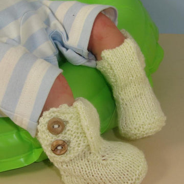 Easy Baby Big T Bar 2 Button Booties