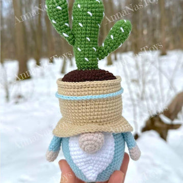 Gnome-cactus in a pot 2