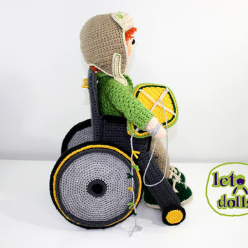 Crochet doll pattern, Amigurumi doll pattern, Medium doll, 18"/46cm, Jesse