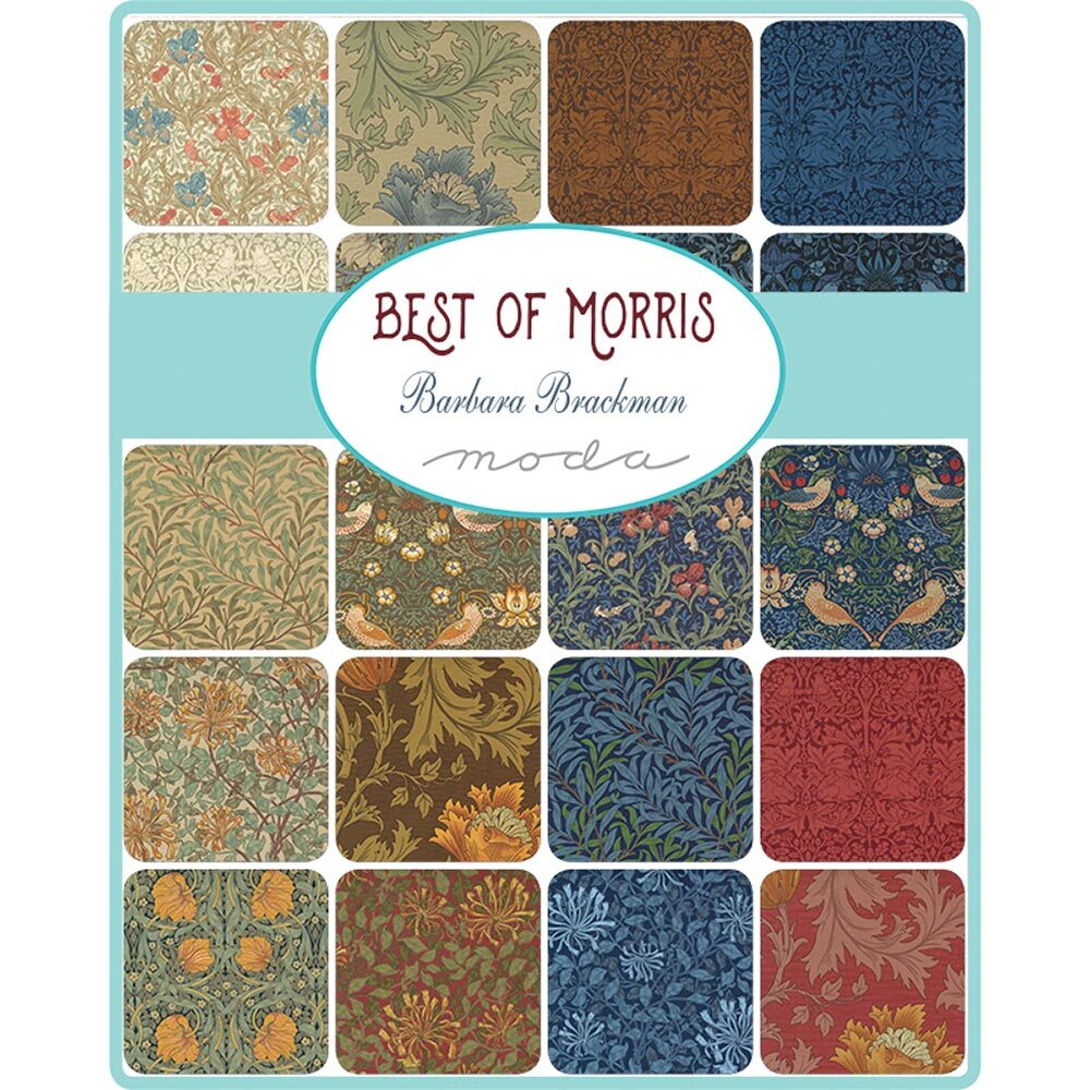 Moda Fabrics Best of Morris 5" Charm Pack - 8360PP