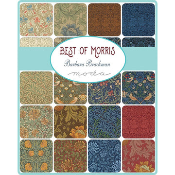 Moda Fabrics Best of Morris 5" Charm Pack - 8360PP