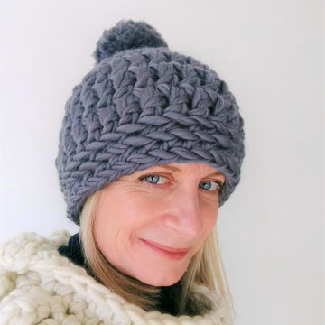 Super Chunky Pom Pom Beanie
