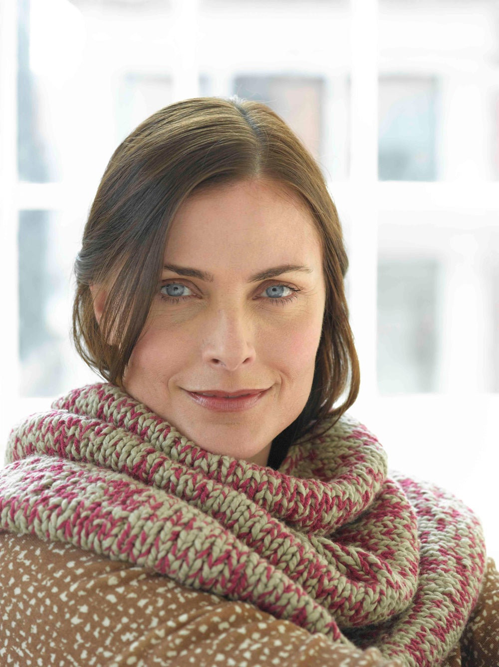 Brighton Circle Cowl in Lion Brand Cotton-Ease and Nature's Choice Organic Cotton - 81076AD