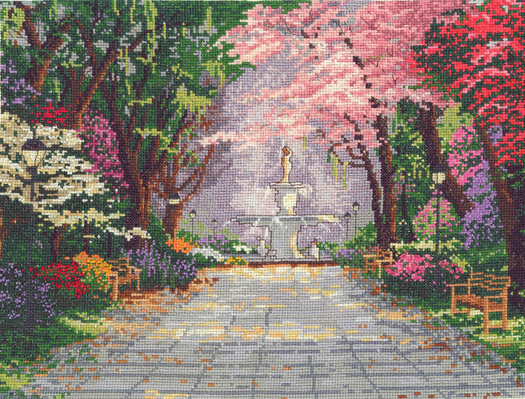 Candamar Savannah Romance Cross Stitch Kit - 35.5cm x 28cm