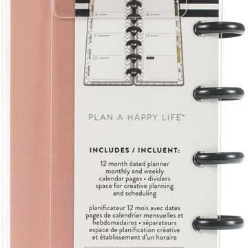 Happy Planner 12-Month Dated Skinny Mini Planner - Something Good Today, July 2020