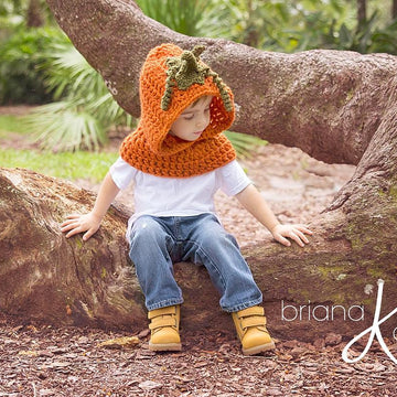 Pumpkin Hooded Cowl