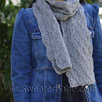 #266 Alpaca Crochet Scarf