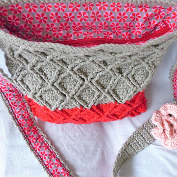Cable diamond bag