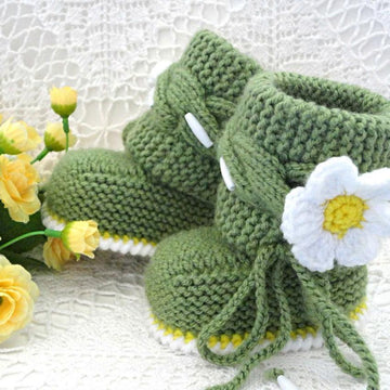 Baby Shoes Knitted Baby Booties Oliver