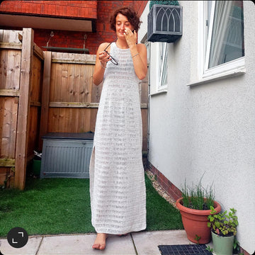Floor length maxi dress