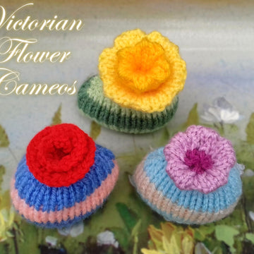 Victorian Flower Cameos - Creme Egg Covers