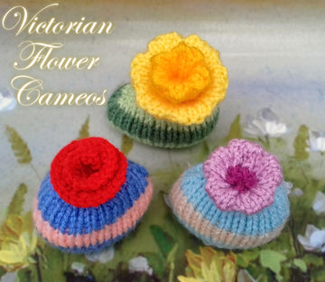 Victorian Flower Cameos - Creme Egg Covers