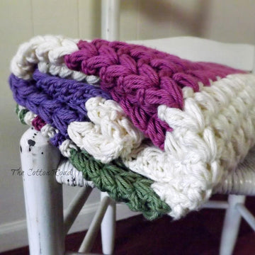 Puff Stitch Baby Blanket