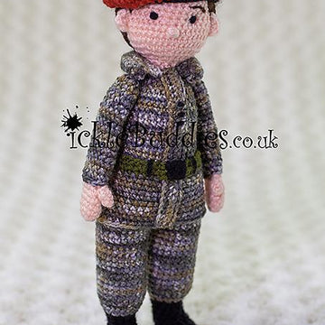 Soldier in Camouflage Coronation Remembrance