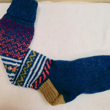 Not Your Nanna's Fair Isle Socks