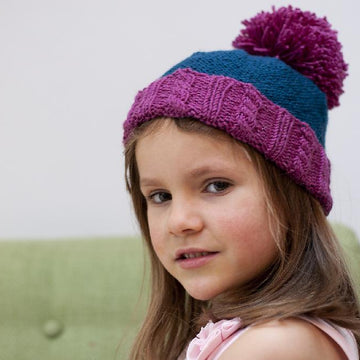 Naughty or Nice Pompom Hat