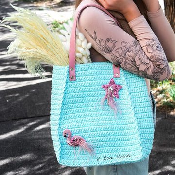 Crochet tote bag Amelie