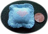1:12th scale Heart motif cushion