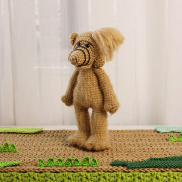 Alf-fanart Alien Amigurumi Crochet Pattern – PDF Digital Download (English)