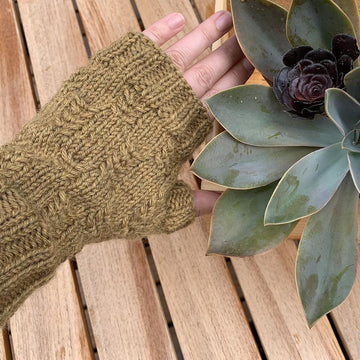 Feather Brushed Mitts