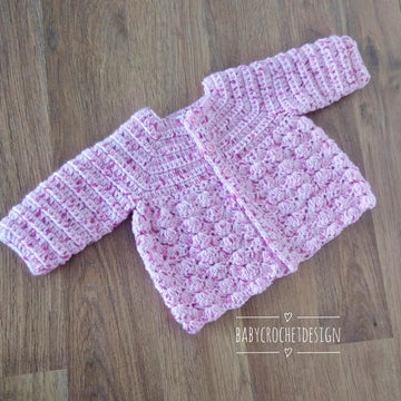 Seashells Baby Cardigan Set