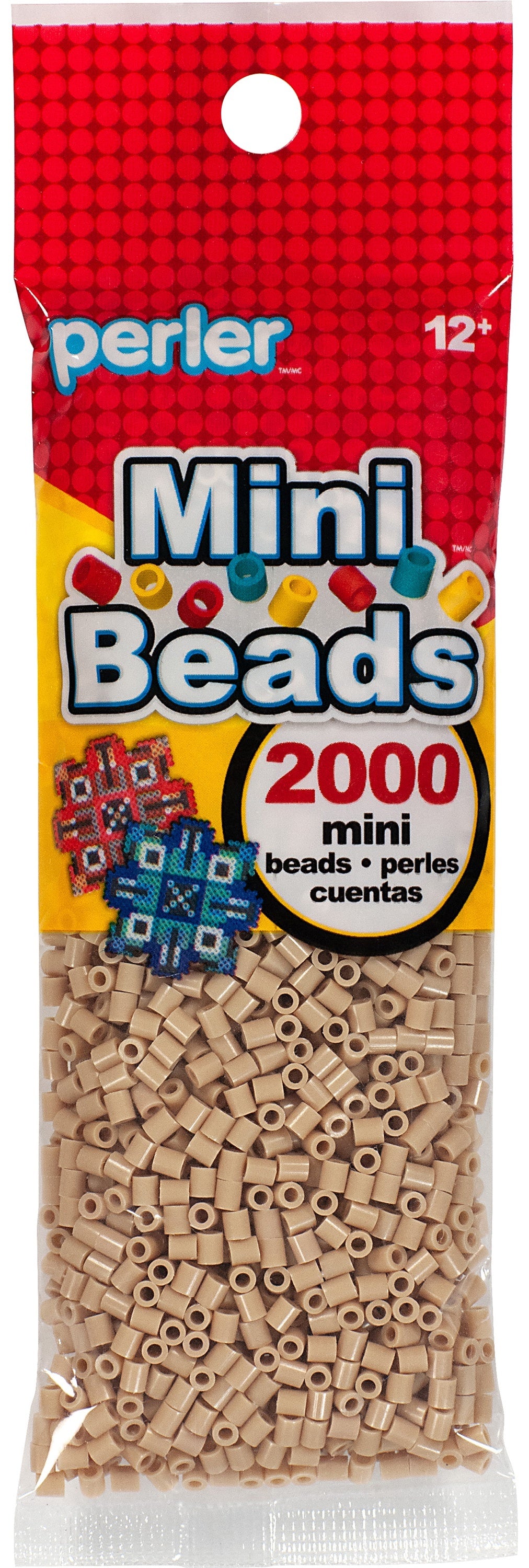 Perler Mini Perler Beads 2000/Pkg - Tan